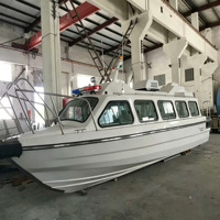 Bateau de transport touristique à moteur hors-bord de 8,8 m/29 pieds, 18 places, en FRP, 200 CV, pour le transport de passagers et d'équipages, à vendre