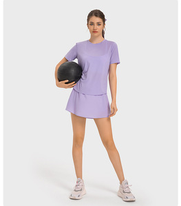 Vente en gros de jupes de tennis et de yoga taille haute athlétiques pour femmes - Product Image 5