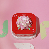 Calendrier 3D 2026, bloc-notes de bureau avec lumière et feuilles détachables, design 3D Notopad, pour souvenir