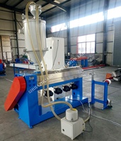 Machine de revêtement de fil en PVC / Machine de fabrication de fil revêtu de PVC PE / Ligne de fil revêtu pour la fabrication de mailles