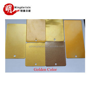 Elektro statische Pulver beschichtung Galvanik effekt Chrom Goldene elektro statische Polyester pulver beschichtung - Product Image 5