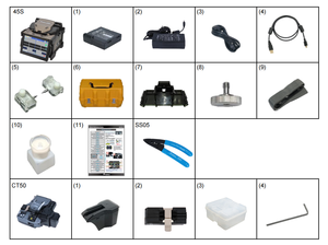 Original Japan 45S Splicer with 41S+ Fiber Cleaver Fiber Equipment for 4G 3G GPRS Networks - Product Image 6