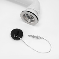 Tuyau de vidange de bassin à Double tête britannique Accessoires de vidange de lavabo Tuyau de vidange de bassin de cuisine