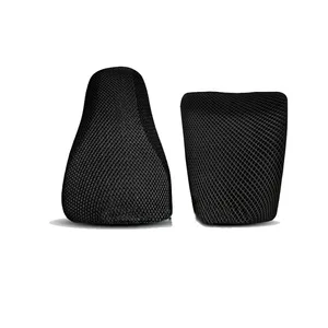 Coprisedile Moto 3D A Nido D'Ape ANCLLO - Traspirante, Antiscivolo, 75x60 Cm, Per Scooter E Ciclomotori (Nero)