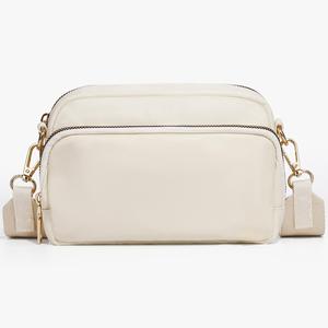 2025 New Cross-Border Sports Adjustable Shoulder Messenger <b>Bag</b> Portable Waterproof Nylon Zipper <b>Soft</b> <b>Leather</b> Polyester XL - Product Image 3
