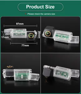 AHD 1920x1080P ojo de pez vehículo cámara de visión trasera de respaldo inverso para VW Golf Passat Seat Lbiza MK3/MK4/MK5 <span class=keywords><strong>Toledo</strong></span> Altea XL Leon - Product Image 3