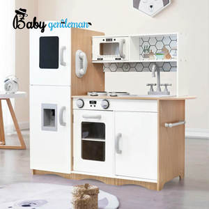 <span class=keywords><strong>Cocina</strong></span> de juego de madera <span class=keywords><strong>para</strong></span> niños preescolares respetuosos con el medio ambiente con tablero de dibujo Z101011C - Product Image 3