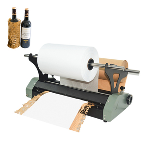 Machine de fabrication automatique de coussinets de rembourrage en papier kraft alvéolé pour emballage, avec distributeur rapide - Product Image 4
