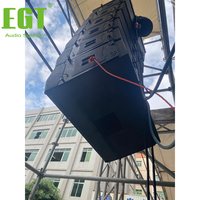 Sistem Audio Pro Pasif 2 Arah Dual Speaker Line Array 10 Inch 600W untuk Panggung Konser Suara Langsung Acara Luar Ruangan Sewa Konser