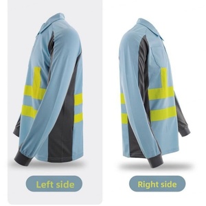 Gilet de sécurité vert personnalisable en gros, classe 2 ANSI, haute visibilité, imperméable, réfléchissant, avec logo personnalisé pour le travail - Product Image 4