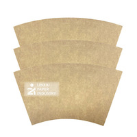 Style parfait force durabilité 210-350gsm Pe revêtement Kraft artisanat papier tasse ventilateur matières premières