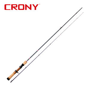 Cannes à pêche en carbone ultralégères <span class=keywords><strong>CRONY</strong></span> Série 1.8m 1.98m 2-8g 2-10LB Action rapide pour truite Spinning pour basse Poignée en liège - Product Image 4