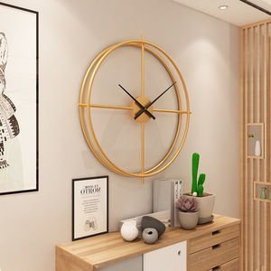 Reloj de Pared de Estilo <span class=keywords><strong>Español</strong></span> para Sala de Estar, Diseño Nórdico Creativo, Lujo Ligero, Moderno, Sencillo y Atmosférico - Product Image 2