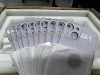 Coque Arrière Intégrée en Verre PC pour iPhone 8P/X/XR/11/12/13/14 et XS Max, Conception à Grand Trou, Aucun Démontage Requis