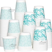 Gobelets jetables en papier et carton de style japonais personnalisés avec couvercle pour clinique dentaire, usage buccal, logo OEM/ODM, traitement OEM/ODM, commerce international