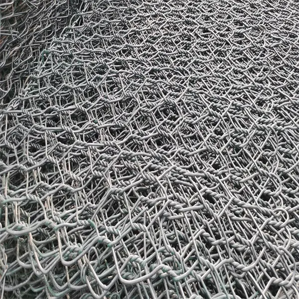 Mergulho a quente galvanizado PVC revestido de plástico hexagonal gabião cesta pedra gaiola 80x100mm buraco tecido gabião caixa wire mesh netting