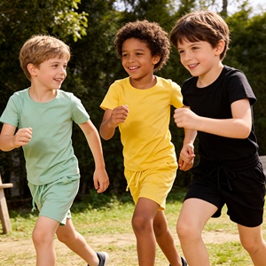 BSSO1886 RTS Boutique Conjunto de ropa verde claro para bebé, conjunto de ropa de verano al por mayor - Product Image 1