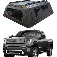 Hardtop pour camion compatible GMC Canyon 2015-2022, avec tente arrière légère, installation sans perçage, pour benne de 6,2 pieds, avec fenêtre - Fabriqué en Chine