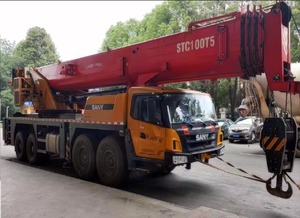 Grue d'occasion de 80 tonnes, grue Sany, camion grue mobile de haute qualité de 80 tonnes, d'occasion - Product Image 2