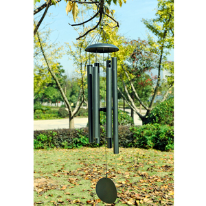 กระดิ่งลมโลหะสีบรอนซ์กลางแจ้งขนาด45นิ้วของตกแต่งสวนที่มีความเห็นอกเห็นใจเพลงที่ระลึกทำจากอลูมิเนียมและเหล็ก - Product Image 5