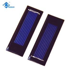 แผงโซลาร์เซลล์พกพาขนาดเล็ก 0.5V กาวอีพ็อกซี่ ZW-5318 สีเหลืองอำพัน 0.08W ZW-5318 โพลีคริสตัลไลน์ซิลิคอนโซลาร์เซลล์ ZW-5318 ZW-531 - Product Image 5