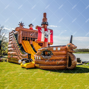 Tàu Cướp Biển Chủ Đề Sân Chơi Lâu Đài Bouncy <span class=keywords><strong>Inflatable</strong></span> Bounce House <span class=keywords><strong>Combo</strong></span> - Product Image 1