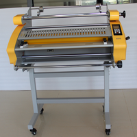 Système de chauffage infrarouge SIGO, laminateur double face de 25 pouces, chaud et froid, vitesse rapide, papier A1, rouleau, machine à plastifier haute précision