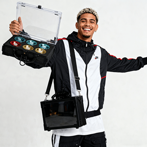 Estuche de Almacenamiento de Aluminio, Exhibición de Colección, Acrílico Personalizado, con Asa Retráctil y Ruedas para Monedas/Tarjetas/Yoyos - Product Image 3