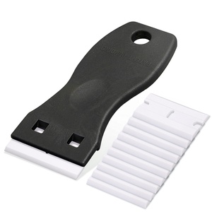 Customization Support Hair Extension Tool Plastic Razor Blade Scraper Tape Scraper For Tape-In Hair Extensions