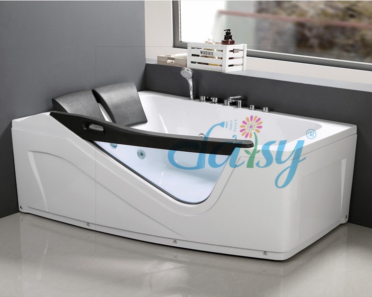 Горячая акриловая функциональная Ванна прямоугольная Ванна стандартного размера гидромассажная Ванна Массажная Ванна