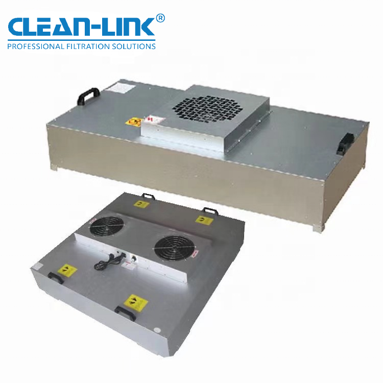 2X4แผ่นกรอง Hepa Ffu พัดลมกรองสำหรับห้องสะอาด Laminar Flow Hood