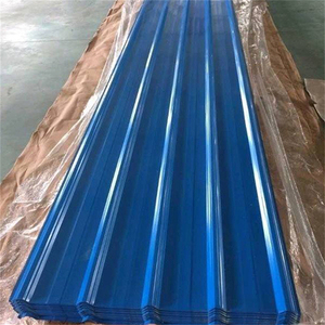 Tôle de toiture ondulée galvanisée à chaud en <span class=keywords><strong>métal</strong></span> <span class=keywords><strong>galvanisé</strong></span> Z40-275 Gi, matériaux de construction, tôle ondulée revêtue de couleur - Product Image 2