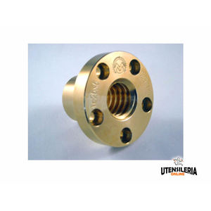 Tuerca de bronce con brida derecha de 2 salidas MBF - Product Image 1