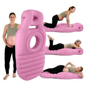 Hình Chữ O PVC Inflatable mang thai đệm thoải mái bụng ngủ nước nệm - Product Image 5
