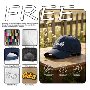 Gorra de Béisbol Unisex Ajustable de la Mejor Calidad, Transpirable, para Hombre, para Verano - Product Image 2