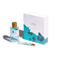 Coffret cadeau de parfum de luxe haut de gamme Papier de lin recyclé Science de la peau Eau De Parfum Boîtes de découverte de parfum Logo estampé