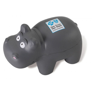 Juguete de Hipopótamo de Espuma de Poliuretano de la Cruz Azul de Massachusetts, Decoración de Escritorio con Temática Animal, Manualidades de Moldeo - Product Image 1
