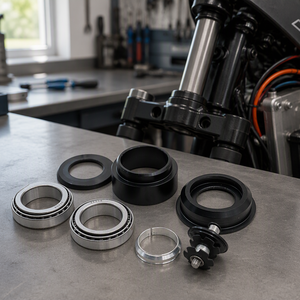 Kit Cuscinetti <span class=keywords><strong>Sterzo</strong></span> Moto Elettrica 8 Pezzi Set Riparazione Colonna <span class=keywords><strong>Sterzo</strong></span> per Light Bee S X - Product Image 2