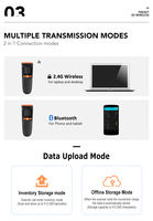 Syble – lecteur de codes QR avec écran d'affichage, Scanner de codes à barres sans fil 2D, nouveau Style XB-M82