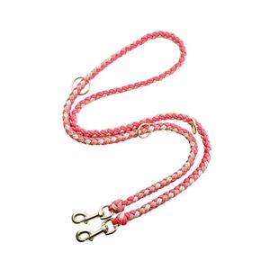 Luxe handgemaakte hondenriem en halsbandset van geweven nylon touw voor middelgrote en grote honden, geschikt voor wandelen, training en buitengebruik. - Product Image 6