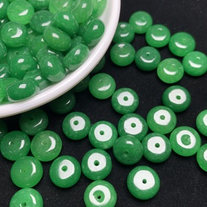 Zhenzhen NGTC Certified <strong>Emerald</strong> Green 10mm Round Jade <strong>Beads</strong> for Wholesale DIY Jewelry Making Bracelet and Earring Accessories - Product Image 2