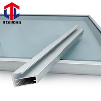 Profil Rangka Ekstrusi Aluminium untuk Kategori Produk Perangkat Keras Lemari Pakaian Pintu Kaca Kabinet Dapur