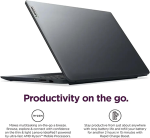 Nuevo Portátil <span class=keywords><strong>IdeaPad</strong></span> de <span class=keywords><strong>15.6</strong></span> Pulgadas OLED FHD 144Hz 300nits Antideslumbrante AMD 8GB LPDDR5 256GB SSD AMD Radeon Windows 10 - Product Image 2