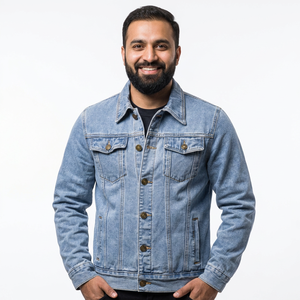 Chaqueta Vaquera de Mezclilla para Hombre, Nueva Colección Primavera-Otoño 2026, Ropa Casual de Trabajo - Product Image 1