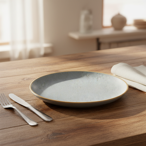 Nouvelle Assiette Décorative en Céramique de Style Rétro Moderne, Écologique et Lavable au Lave-Vaisselle, Idéale pour Hôtels et Fêtes - Product Image 1