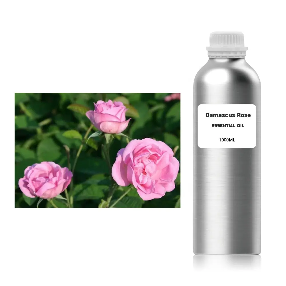 100% organic natural essential oil manufacturer damascus Rose oil gallon bulk price