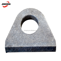 Plaque de fixation simple de haute qualité pour levage d'objets lourds, à souder sur base de pont