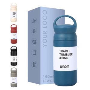 New Product Ideas Tumbler Portable Lid Stainless Steel Vacuum Travel <b>Tea</b> Coffee <b>Mug</b> With Handle - Product Image 3