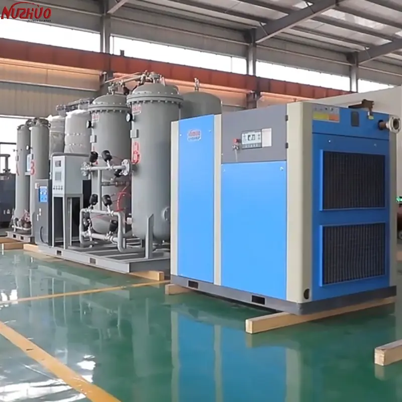 NUZHUO 99.999% 중국의 놀라운 순도 질소 공장 제조업체 N2 생산 디지털 기계