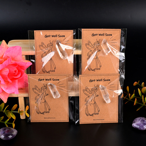 Vente en gros de pointes de cristal naturel polies, pointes de quartz clair, carte en cristal pour cadeau - Product Image 4